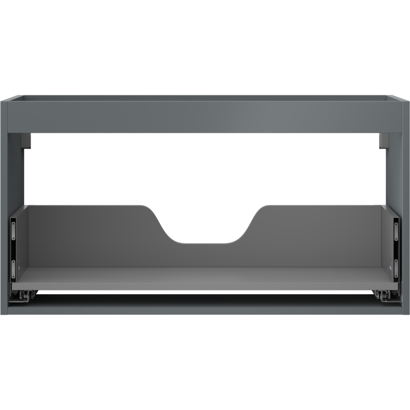 Mexen Box-A vanity unit cabinet body 90 cm, 1 drawer, matte graphite - 91AX0-0900-470-1-66