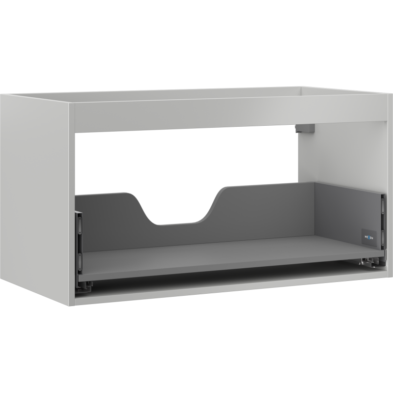 Mexen Box-A under-sink cabinet body 90 cm, 1 drawer, gray matte - 91AX0-0900-470-1-62
