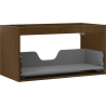 Mexen Box-A cabinet body for washbasin 90 cm, 1 drawer, walnut - 91AX0-0900-470-1-86