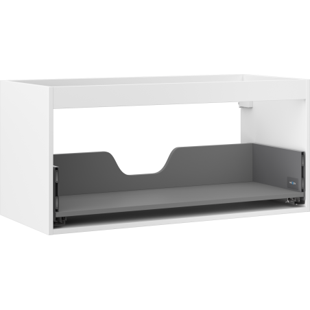Mexen Box-A Cabinet Base for Washbasin 100 cm, 1 Drawer, Matte White - 91AX0-1000-470-1-01