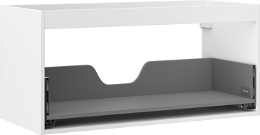 Mexen Box-A cabinet frame for washbasin 100 cm, 1 drawer, white matte - 91AX0-1000-470-1-01