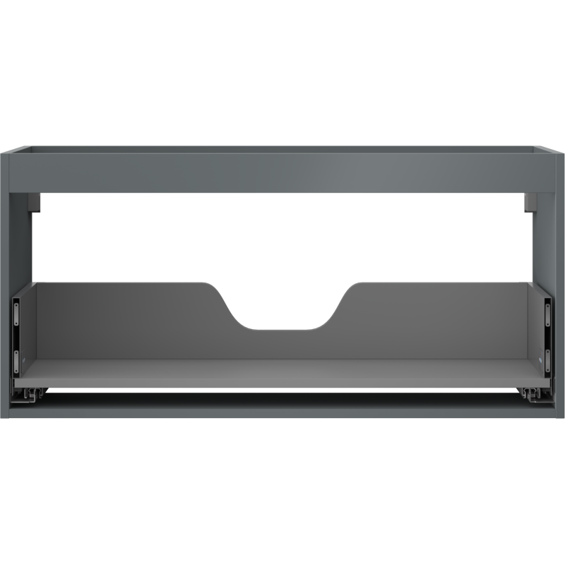 Mexen Box-A cabinet carcass for washbasin 100 cm, 1 drawer, matte graphite - 91AX0-1000-470-1-66