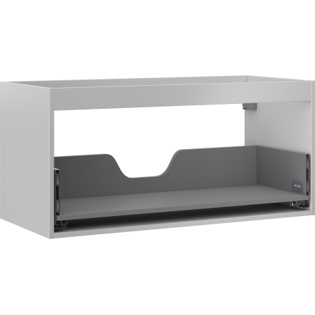 Mexen Box-A cabinet base for washbasin 100 cm, 1 drawer, gray matte - 91AX0-1000-470-1-62