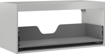 Mexen Box-A cabinet base for washbasin 100 cm, 1 drawer, matte grey - 91AX0-1000-470-1-62