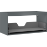 Mexen Box-A Cabinet Under Sink 100 cm, 1 Drawer, Matte Graphite - 91AX0-1000-470-1-66