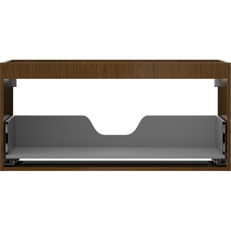 Mexen Box-A cabinet body for washbasin 100 cm, 1 drawer, walnut - 91AX0-1000-470-1-86
