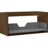 Mexen Box-A under-sink cabinet body 100 cm, 1 drawer, walnut - 91AX0-1000-470-1-86