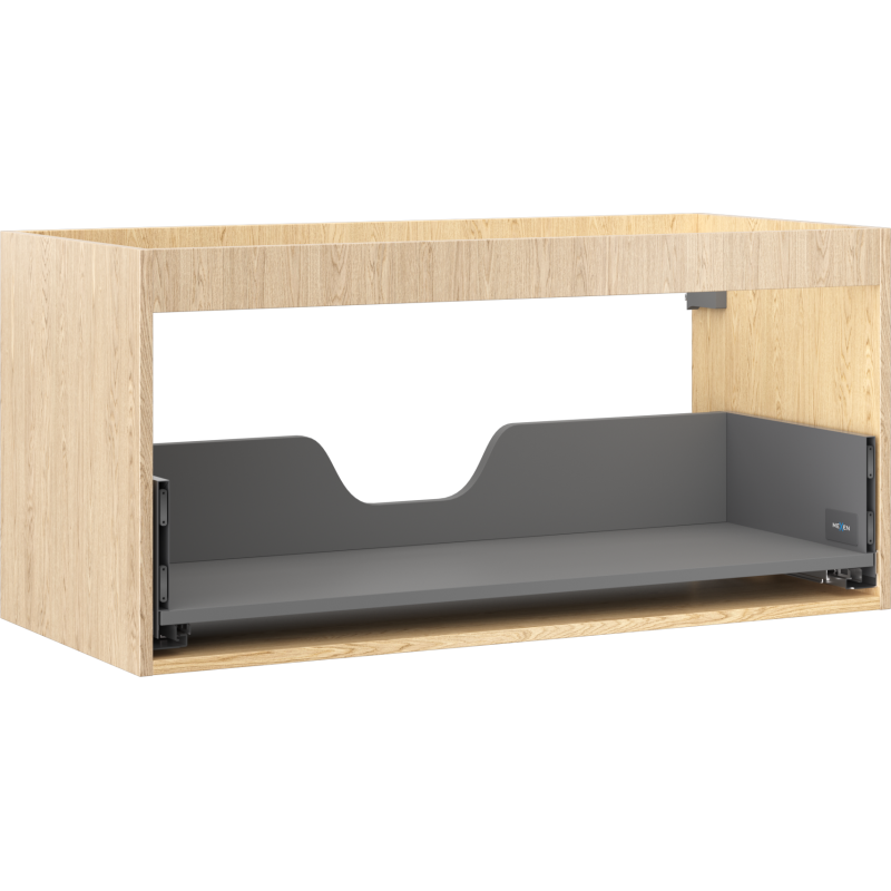 Mexen Box-A under-sink cabinet frame 100 cm, 1 drawer, oak - 91AX0-1000-470-1-81