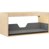 Mexen Box-A under-sink cabinet frame 100 cm, 1 drawer, oak - 91AX0-1000-470-1-81