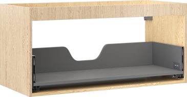Mexen Box-A under-sink cabinet frame 100 cm, 1 drawer, oak - 91AX0-1000-470-1-81