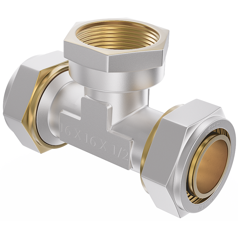 Mexen PEX-S compression tee PEX 25 x 3/4 F x 25 - W97232-2534F25-00