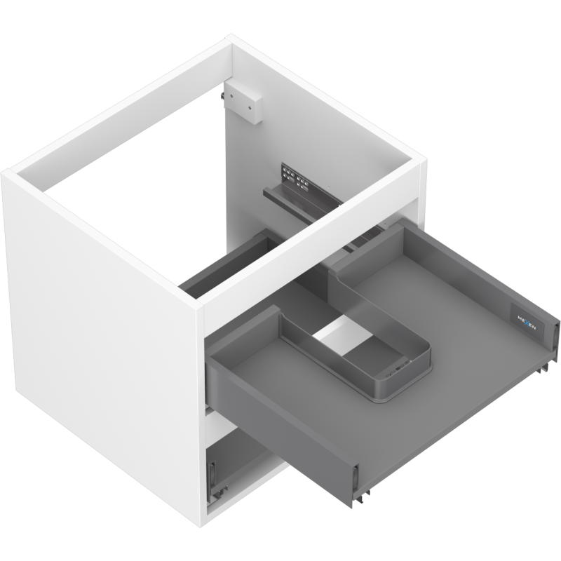 Mexen Box-A Vanity Unit Cabinet 50 cm, 2 Drawers, White Matte - 91AX0-0500-470-2-01