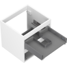Mexen Box-A vanity cabinet body 50 cm, 2 drawers, matte white - 91AX0-0500-470-2-01
