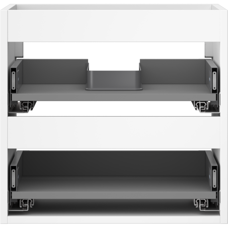 Mexen Box-A Vanity Unit Cabinet 50 cm, 2 Drawers, White Matte - 91AX0-0500-470-2-01