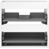 Mexen Box-A vanity cabinet body 50 cm, 2 drawers, matte white - 91AX0-0500-470-2-01
