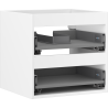 Mexen Box-A vanity cabinet body 50 cm, 2 drawers, matte white - 91AX0-0500-470-2-01