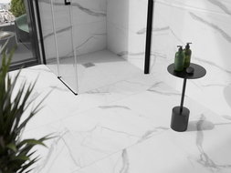 Mexen Stone+ square composite shower tray 70 x 70 cm, White - 44107070
