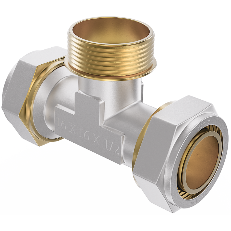 Mexen PEX-S threaded PEX T-joint 20 x 1/2 M x 20 - W97233-2012M20-00