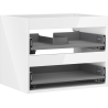 Mexen Box-A vanity cabinet body 60 cm, 2 drawers, white gloss - 91AX0-0600-470-2-00