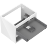 Mexen Box-A 60 cm Sink Cabinet Body, 2 Drawers, White Gloss - 91AX0-0600-470-2-00