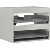 Mexen Box-A bathroom cabinet frame 60 cm, 2 drawers, matte gray - 91AX0-0600-470-2-62