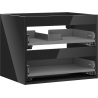 Mexen Box-A Cabinet Body for Washbasin 60 cm, 2 Drawers, Black Gloss - 91AX0-0600-470-2-70