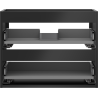 Mexen Box-A cabinet body for washbasin 60 cm, 2 drawers, black matte - 91AX0-0600-470-2-71