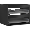 Mexen Box-A cabinet body for washbasin 60 cm, 2 drawers, black matte - 91AX0-0600-470-2-71