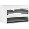 Mexen Box-A 70 cm Vanity Cabinet Frame, 2 Drawers, White Gloss - 91AX0-0700-470-2-00