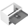 Mexen Box-A 70 cm Vanity Cabinet Body, 2 Drawers, White Matte - 91AX0-0700-470-2-01