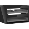 Mexen Box-A under-sink cabinet frame 70 cm, 2 drawers, black gloss - 91AX0-0700-470-2-70