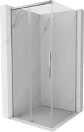 Mexen Rox Sliding Shower Enclosure 100 x 100 cm, Transparent, Chrome - 8C2-100-100-01-00