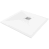Mexen Stone+ square composite shower tray 90 x 90 cm, White - 44109090