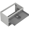 Mexen Box-A Vanity Cabinet Body 80 cm, 2 Drawers, Matte Gray - 91AX0-0800-470-2-62
