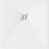 Mexen Stone+ composite square shower tray 90 x 90 cm, white - 44109090