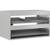 Mexen Box-A Vanity Cabinet Body 80 cm, 2 Drawers, Matte Gray - 91AX0-0800-470-2-62