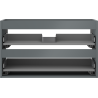 Mexen Box-A 80 cm vanity cabinet body, 2 drawers, matte graphite - 91AX0-0800-470-2-66