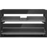 Mexen Box-A vanity cabinet body 80 cm, 2 drawers, black gloss - 91AX0-0800-470-2-70
