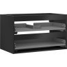 Mexen Box-A under-sink cabinet 80 cm, 2 drawers, matte black - 91AX0-0800-470-2-71