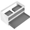 Mexen Box-A cabinet under-sink body 90 cm, 2 drawers, glossy white - 91AX0-0900-470-2-00