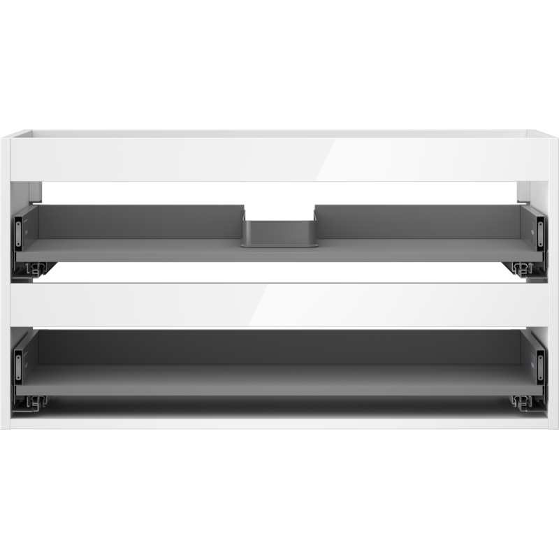 Mexen Box-A cabinet body for washbasin 90 cm, 2 drawers, white gloss - 91AX0-0900-470-2-00