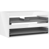 Mexen Box-A cabinet under-sink body 90 cm, 2 drawers, glossy white - 91AX0-0900-470-2-00