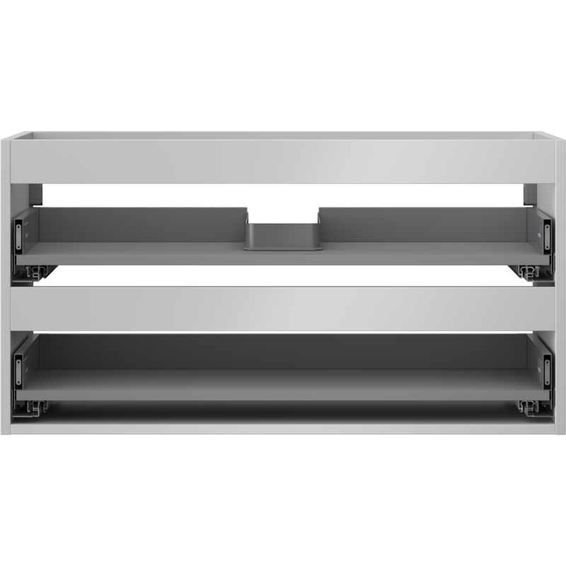 Mexen Box-A cabinet unit for a 90 cm washbasin, 2 drawers, grey matte - 91AX0-0900-470-2-62