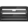 Mexen Box-A cabinet base 90 cm, 2 drawers, black gloss - 91AX0-0900-470-2-70