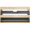 Mexen Box-A Cabinet Body for Washbasin 90 cm, 2 Drawers, Oak - 91AX0-0900-470-2-81