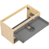Mexen Box-A Cabinet Body for Washbasin 90 cm, 2 Drawers, Oak - 91AX0-0900-470-2-81