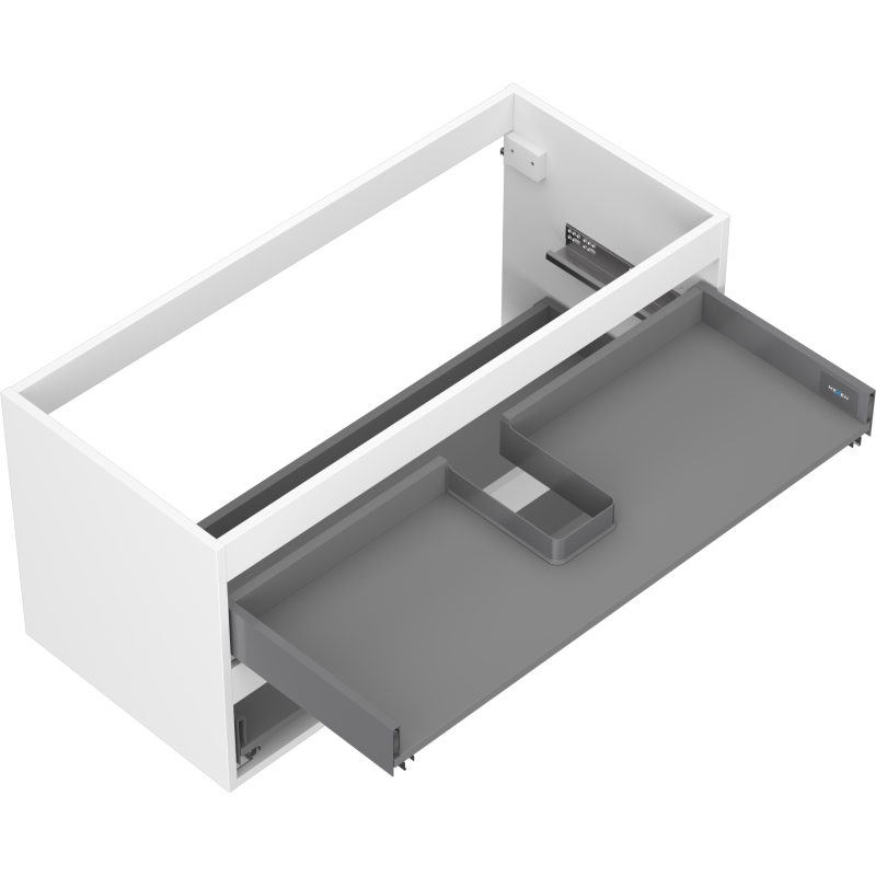 Mexen Box-A Cabinet Body for Washbasin 100 cm, 2 Drawers, White Matt - 91AX0-1000-470-2-01