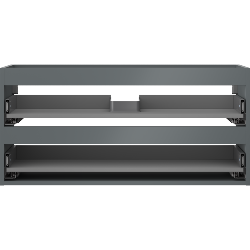 Mexen Box-A base cabinet for washbasin 100 cm, 2 drawers, matte graphite - 91AX0-1000-470-2-66