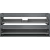 Mexen Box-A cabinet under the sink 100 cm, 2 drawers, matte graphite - 91AX0-1000-470-2-66