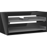 Mexen Box-A cabinet frame for washbasin 100 cm, 2 drawers, black gloss - 91AX0-1000-470-2-70